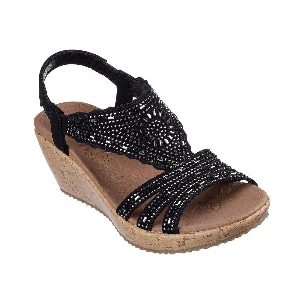 Sandalias Urbanas Mujer Skechers Beverlee Negro-2