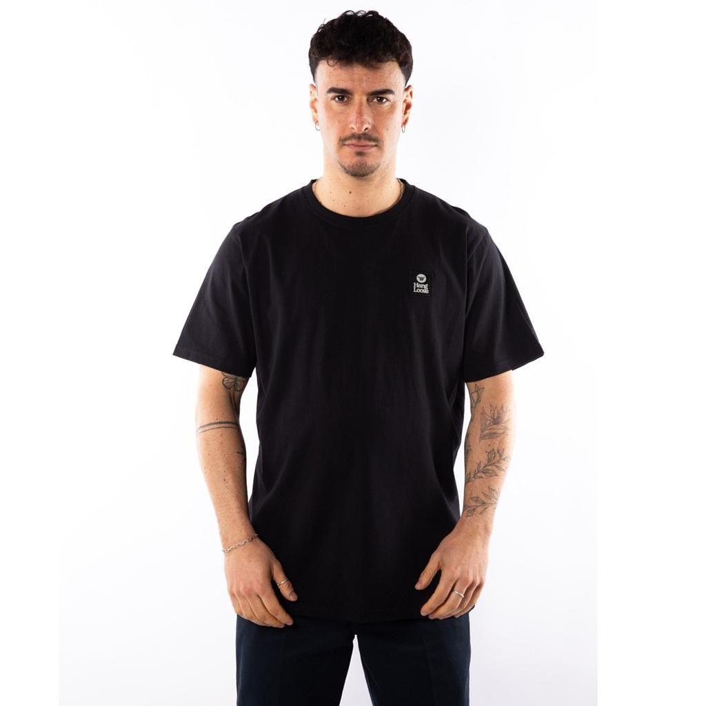 Polera Hombre T-Shirt Hang Loose Black Shaka Essencial-0