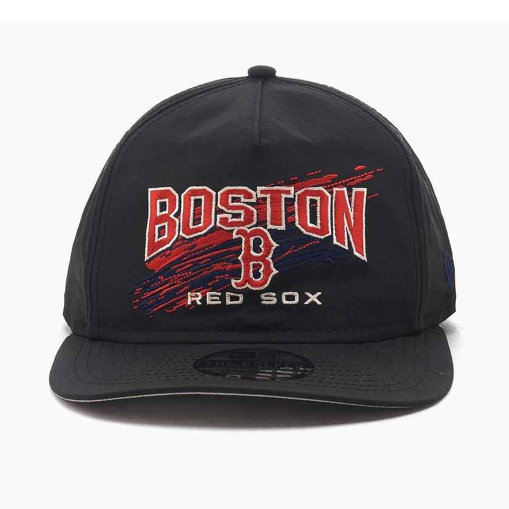 Jockey New Era Golfer MLB Boston Red Sox Throwback Brush Black-0