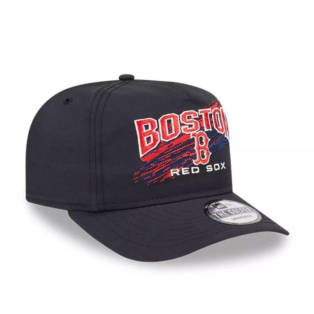 Jockey New Era Golfer MLB Boston Red Sox Throwback Brush Black-1
