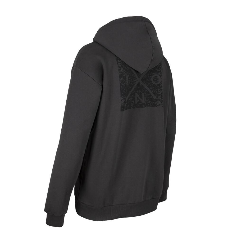 Polerón Hombre Full zipper Grey Black Cross-2
