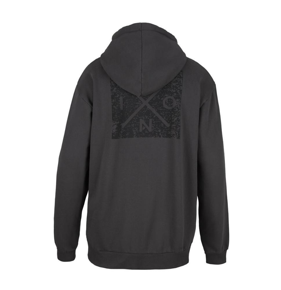 Polerón Hombre Full zipper Grey Black Cross-3