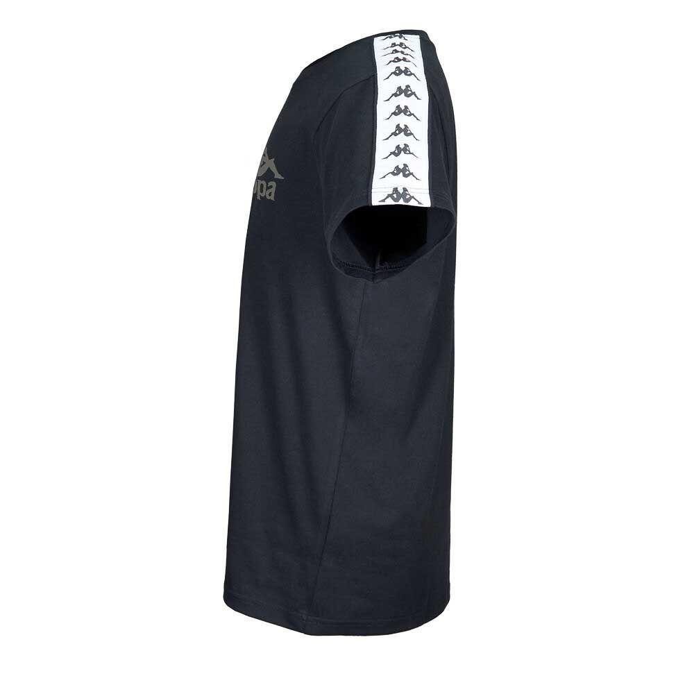 Polera Hombre Kappa Negro Deportiva Casual-2