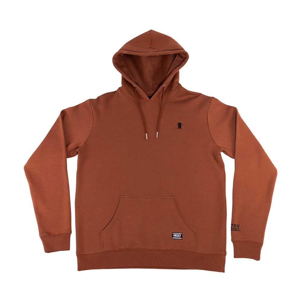 Polerón Hombre Grizzly Griptape Embroidered OG Bear Café Latte-0