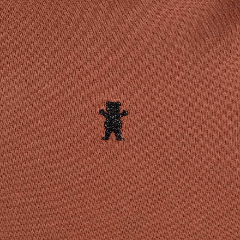 Polerón Hombre Grizzly Griptape Embroidered OG Bear Café Latte-2