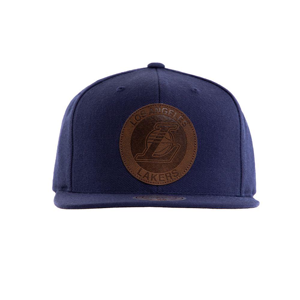Gorro Angeles Lakers Leather Azul Mitchell And Ness-0