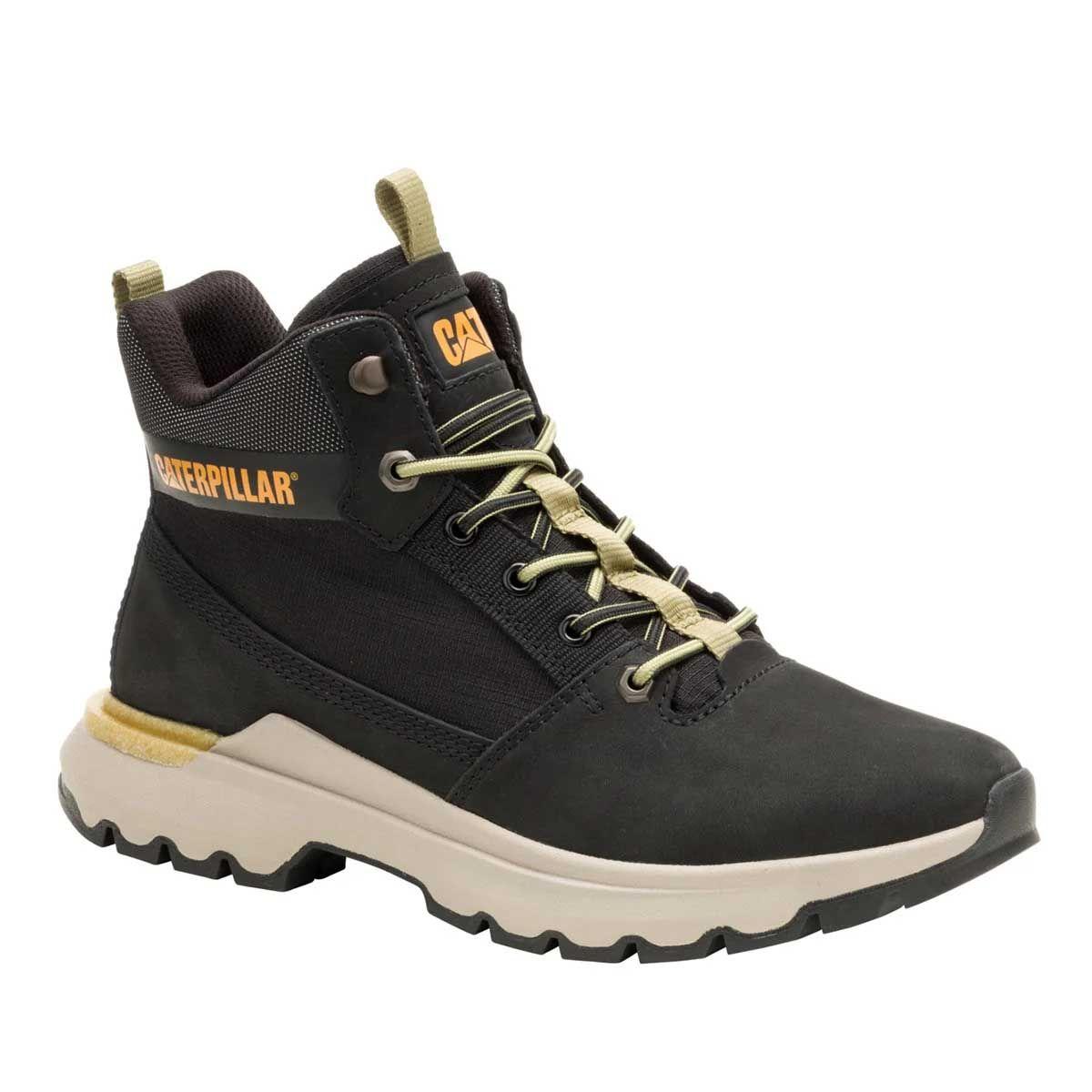 Zapatilla Con Caña Colorado Sneaker Hombre Negra Cat-3