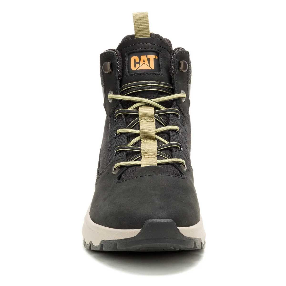 Zapatilla Con Caña Colorado Sneaker Hombre Negra Cat-4
