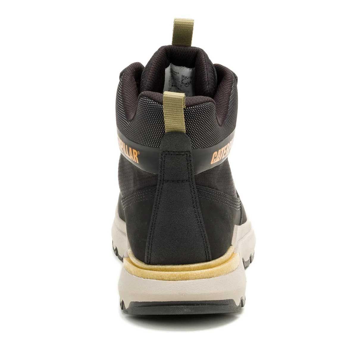Zapatilla Con Caña Colorado Sneaker Hombre Negra Cat-5