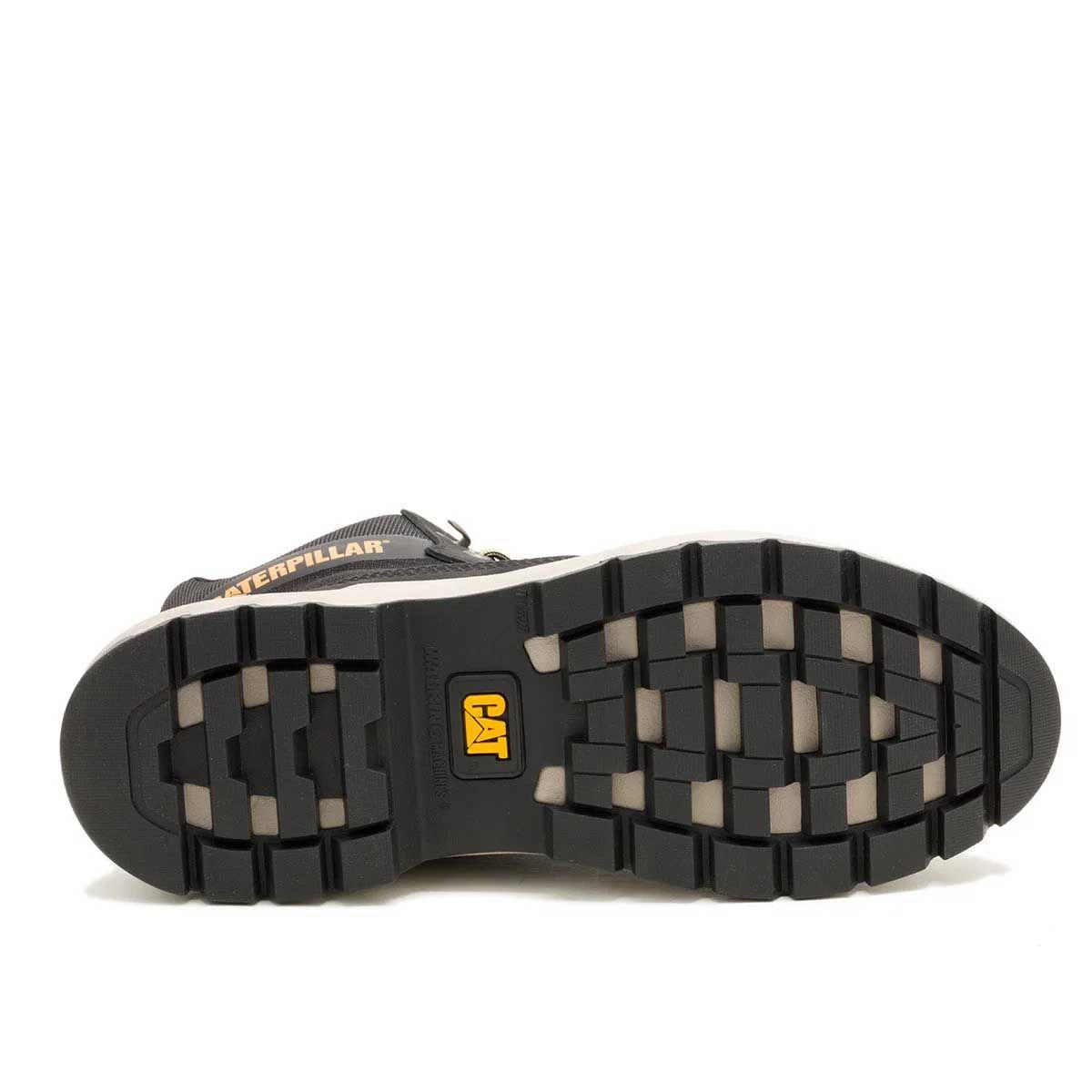 Zapatilla Con Caña Colorado Sneaker Hombre Negra Cat-6