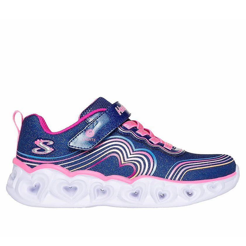 Zapatillas Urbanas Skechers Niña Heart Lights 302689-LNVMT-0