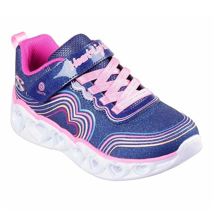 Zapatillas Urbanas Skechers Niña Heart Lights 302689-LNVMT-4
