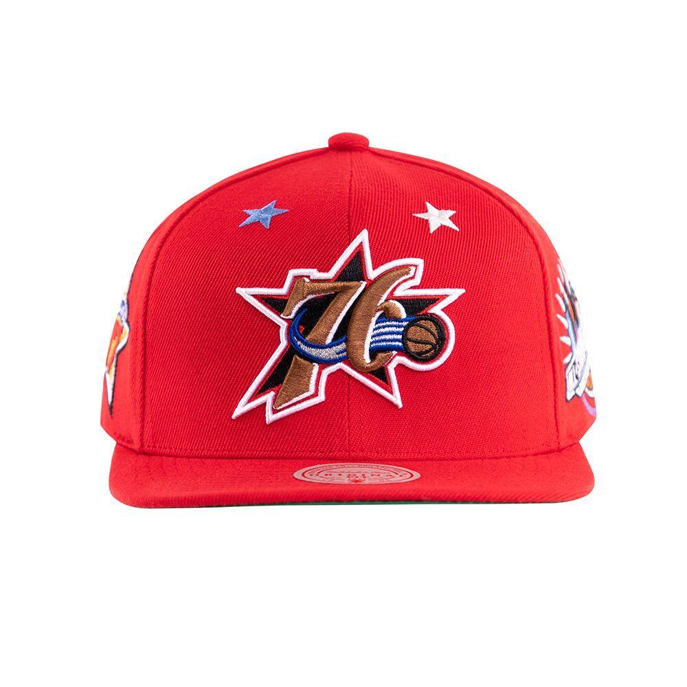 Gorro Phila'76 All Star 97 Rojo Mitchell And Ness-0