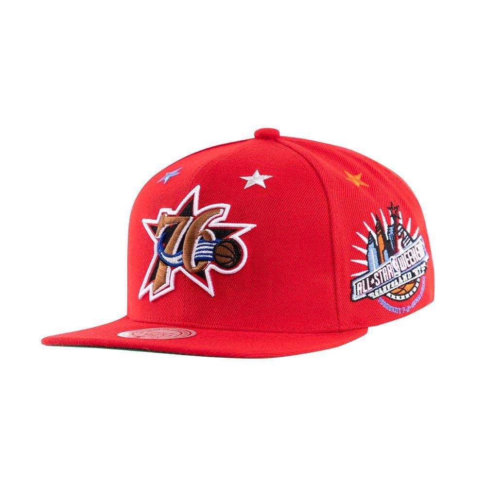Gorro Phila'76 All Star 97 Rojo Mitchell And Ness-3