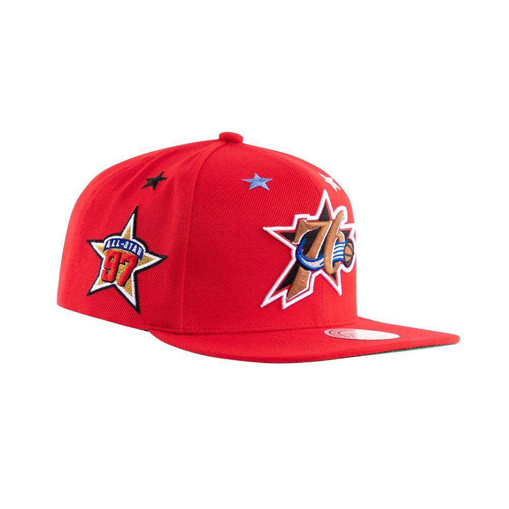 Gorro Phila'76 All Star 97 Rojo Mitchell And Ness-1