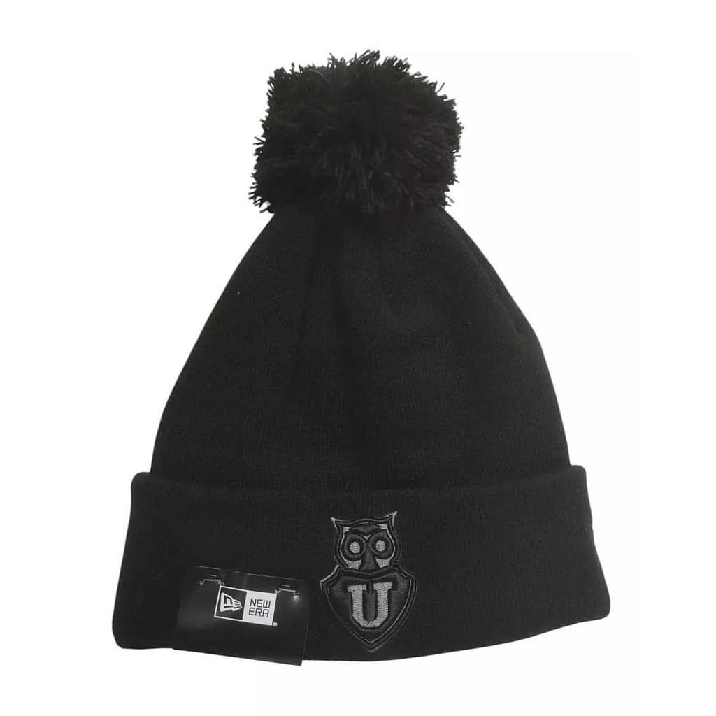 Beanie New Era Universidad De Chile Pompón Negro-0