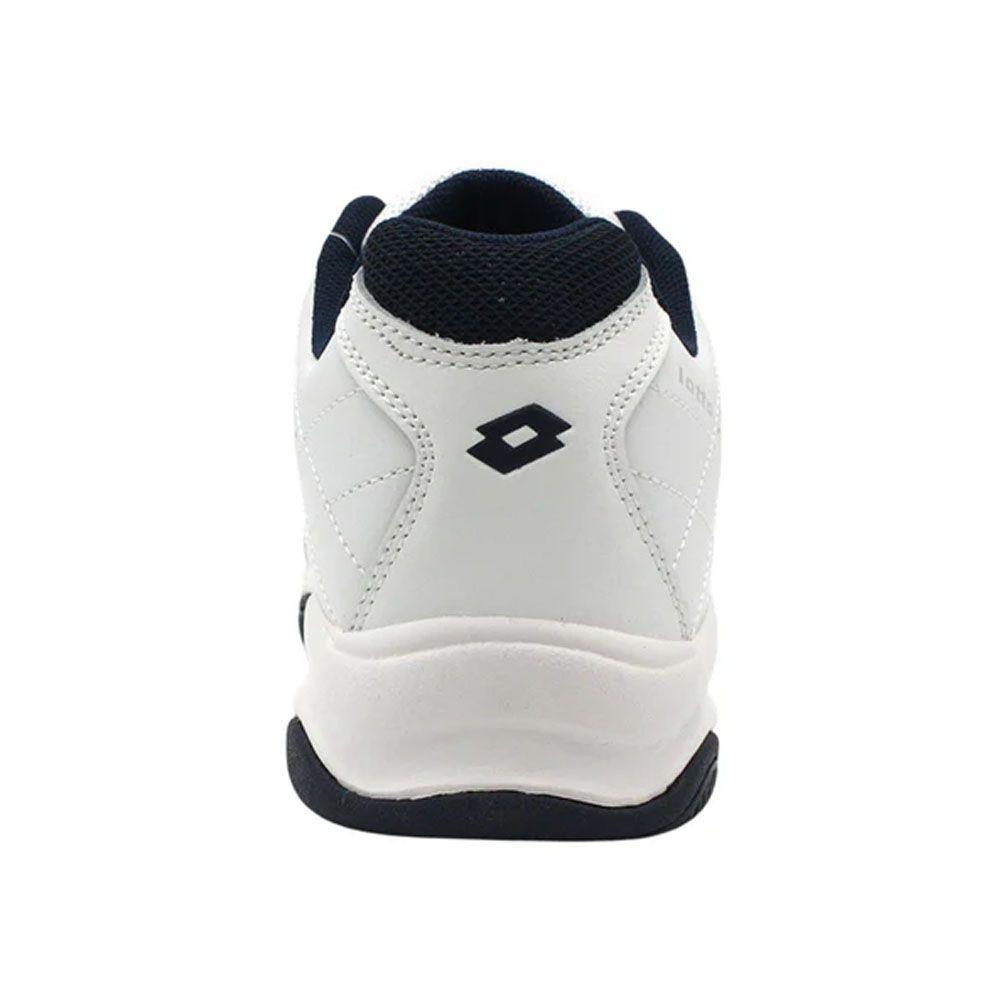 Zapatilla Urbana Juvenil Lotto Court Blanca Azul Pofundo-3