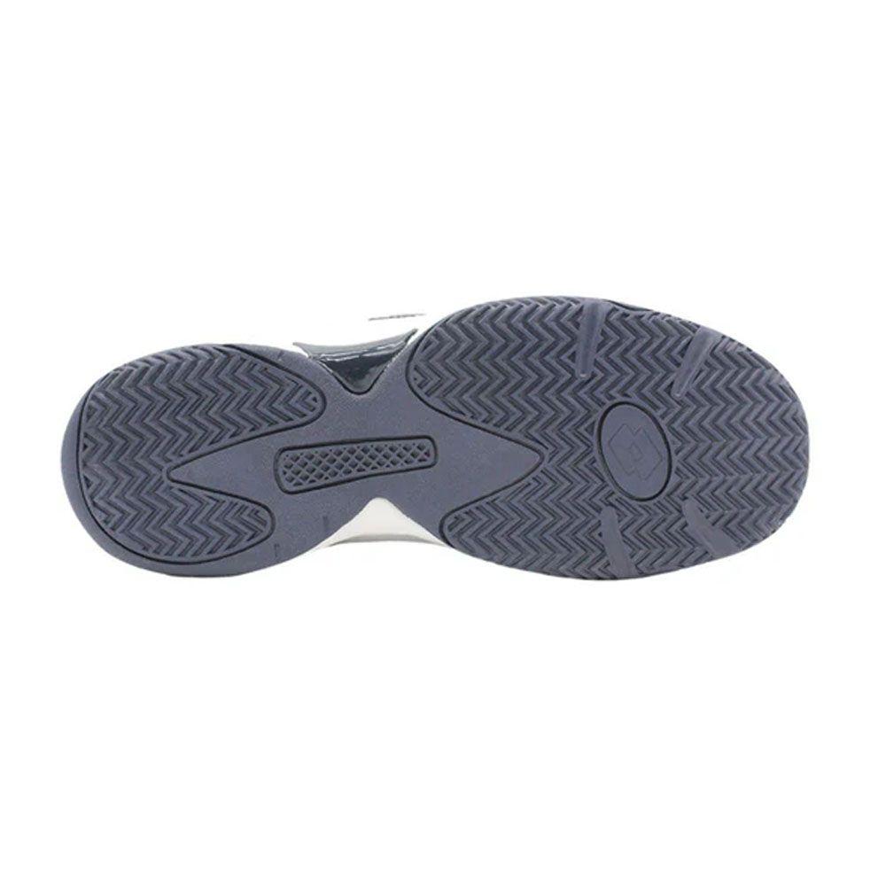 Zapatilla Urbana Juvenil Lotto Court Blanca Azul Pofundo-4