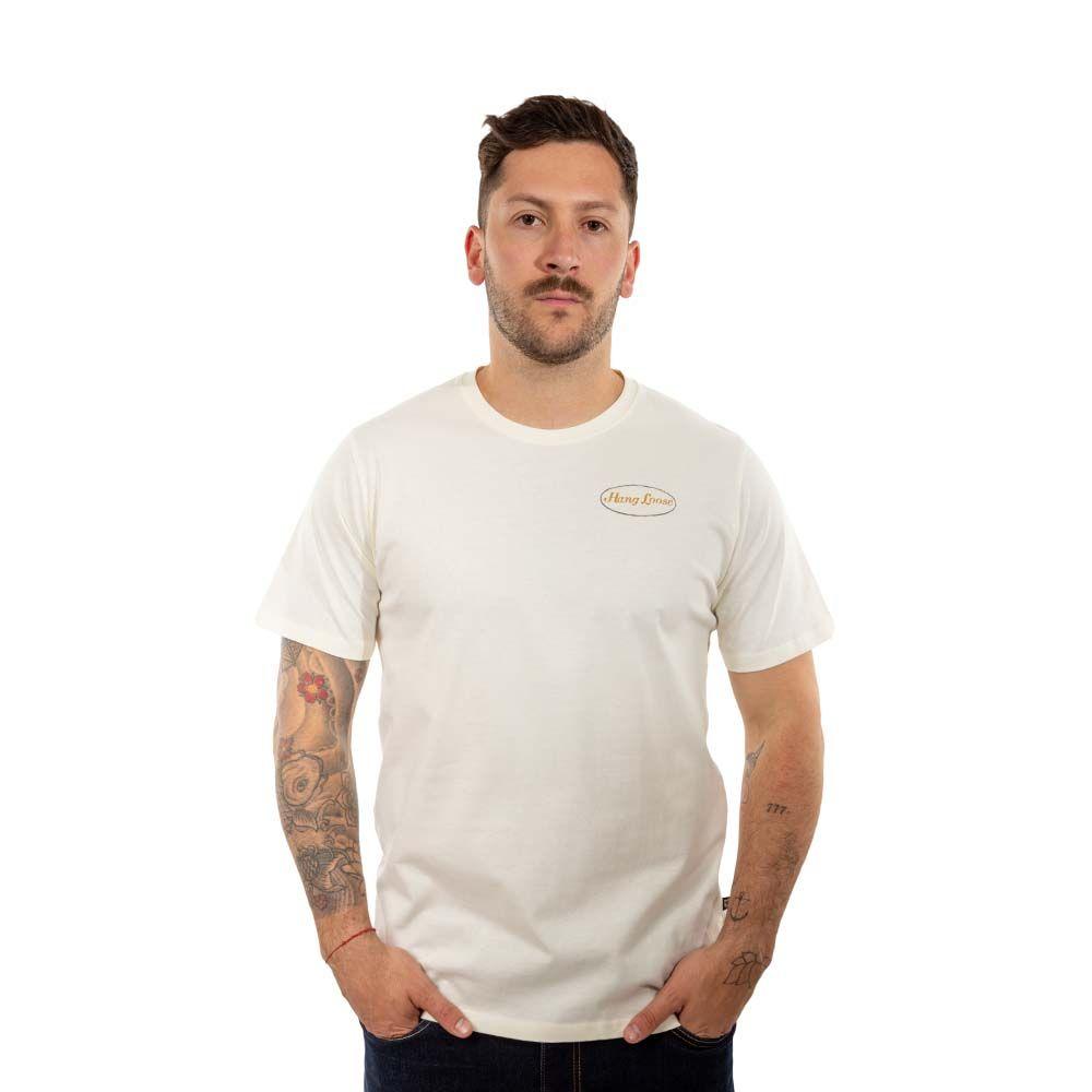 Polera Manga Corta Hombre Cali Blanco Hueso Hang Loose-0