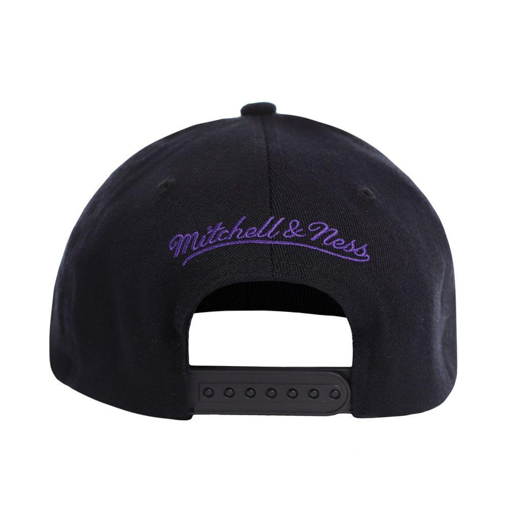 Gorro Snapback Phoenix Suns Negro Morado Mitchell and Ness-2