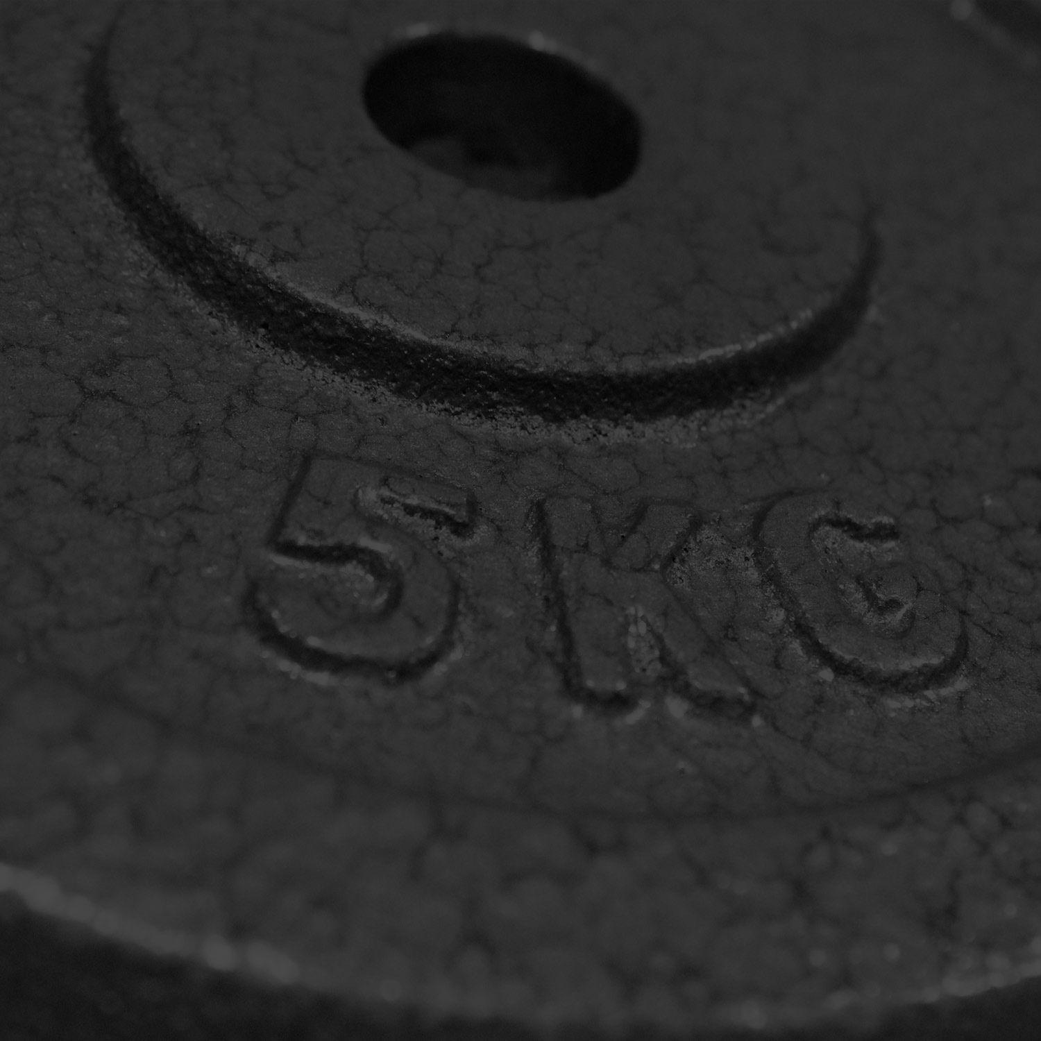 Disco acero 5kg negro-1