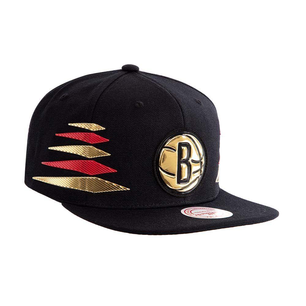 Gorro Diamond Side NBA Broklyn Nets Negro Mitchell And Ness-2