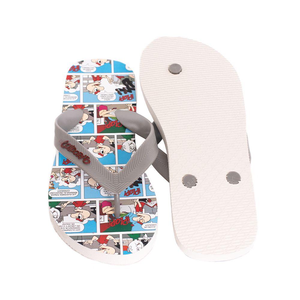 Sandalias Hombre Hawaianas Gris Condorito-3