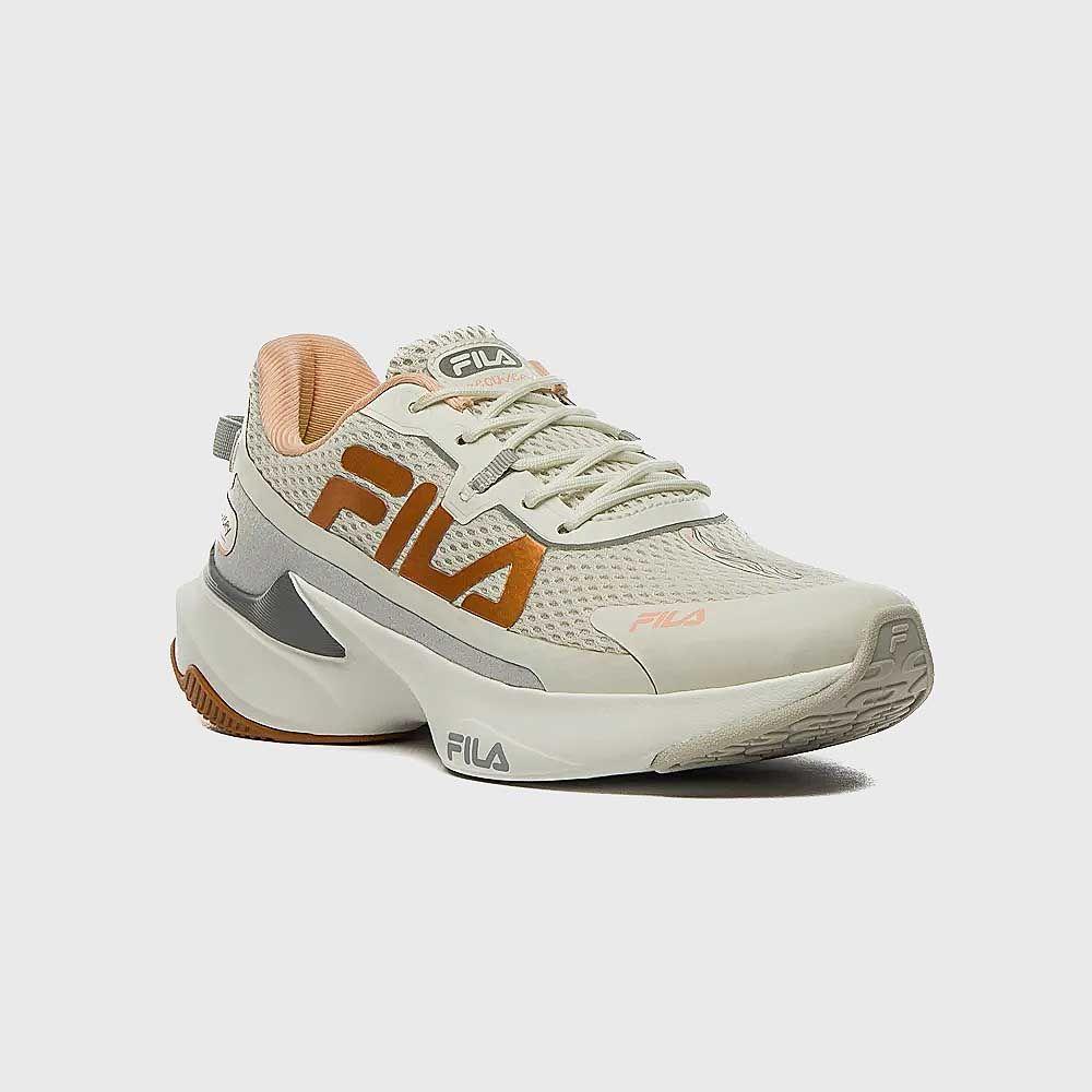 Zapatilla Running Mujer Fila Malla Recovery Beige-2