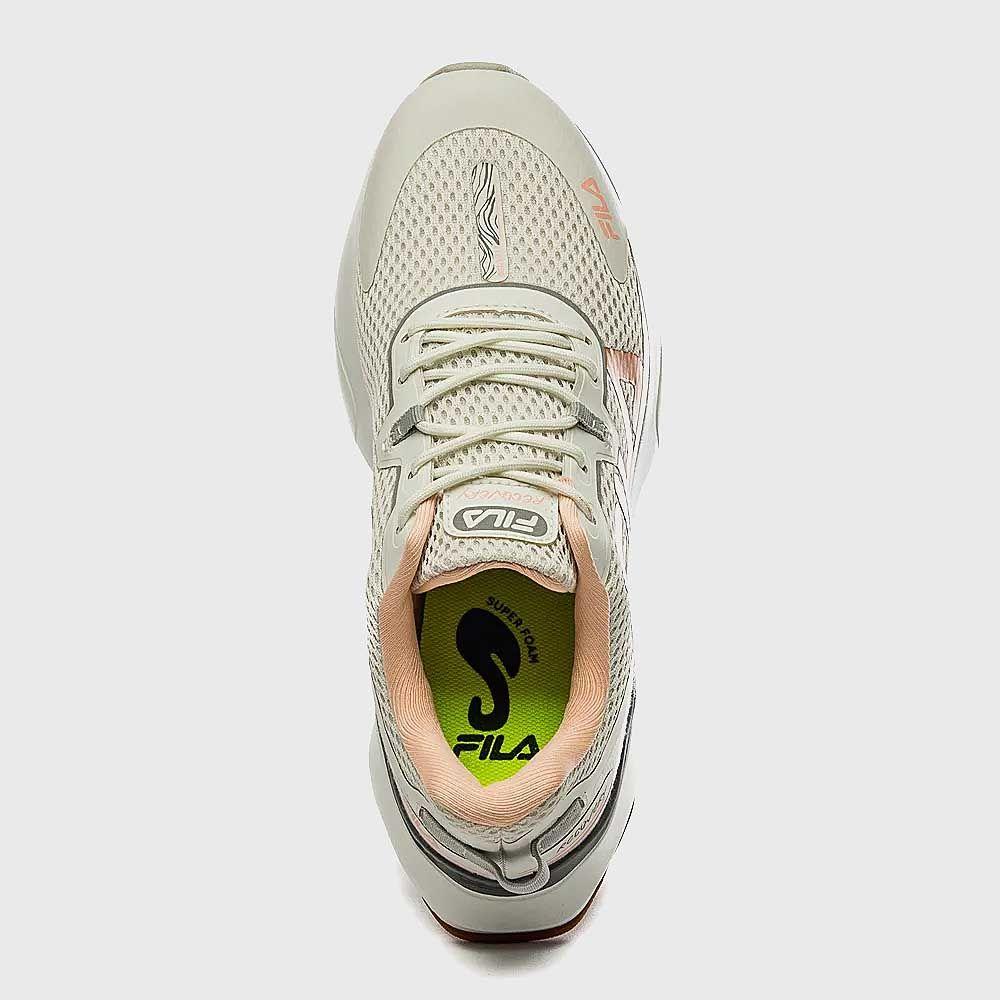 Zapatilla Running Mujer Fila Malla Recovery Beige-3