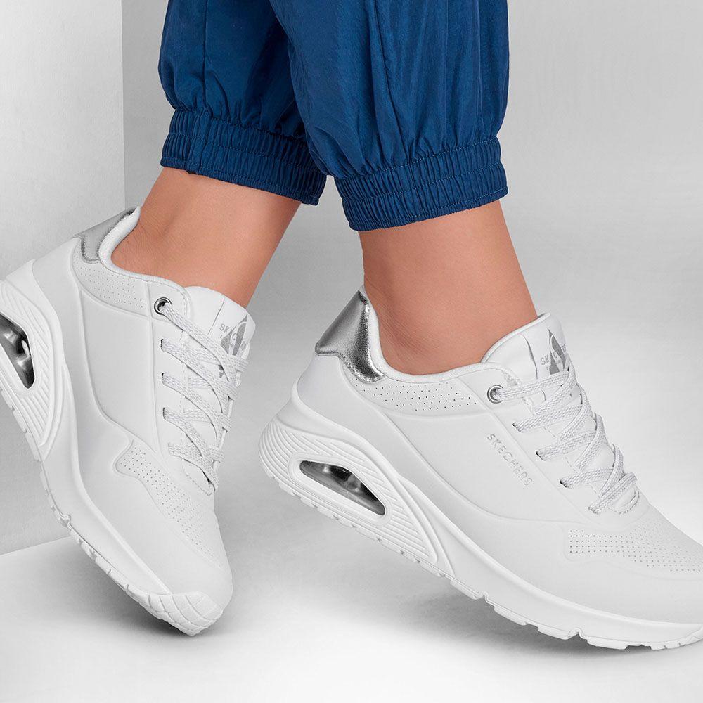 Zapatillas Urbanas Skechers Mujer Uno - Shimmer Away 155196-WSL-5