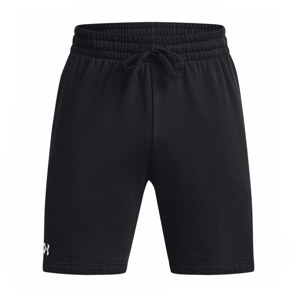 Short Rival Fleece Hombre Negro Under Armour-0