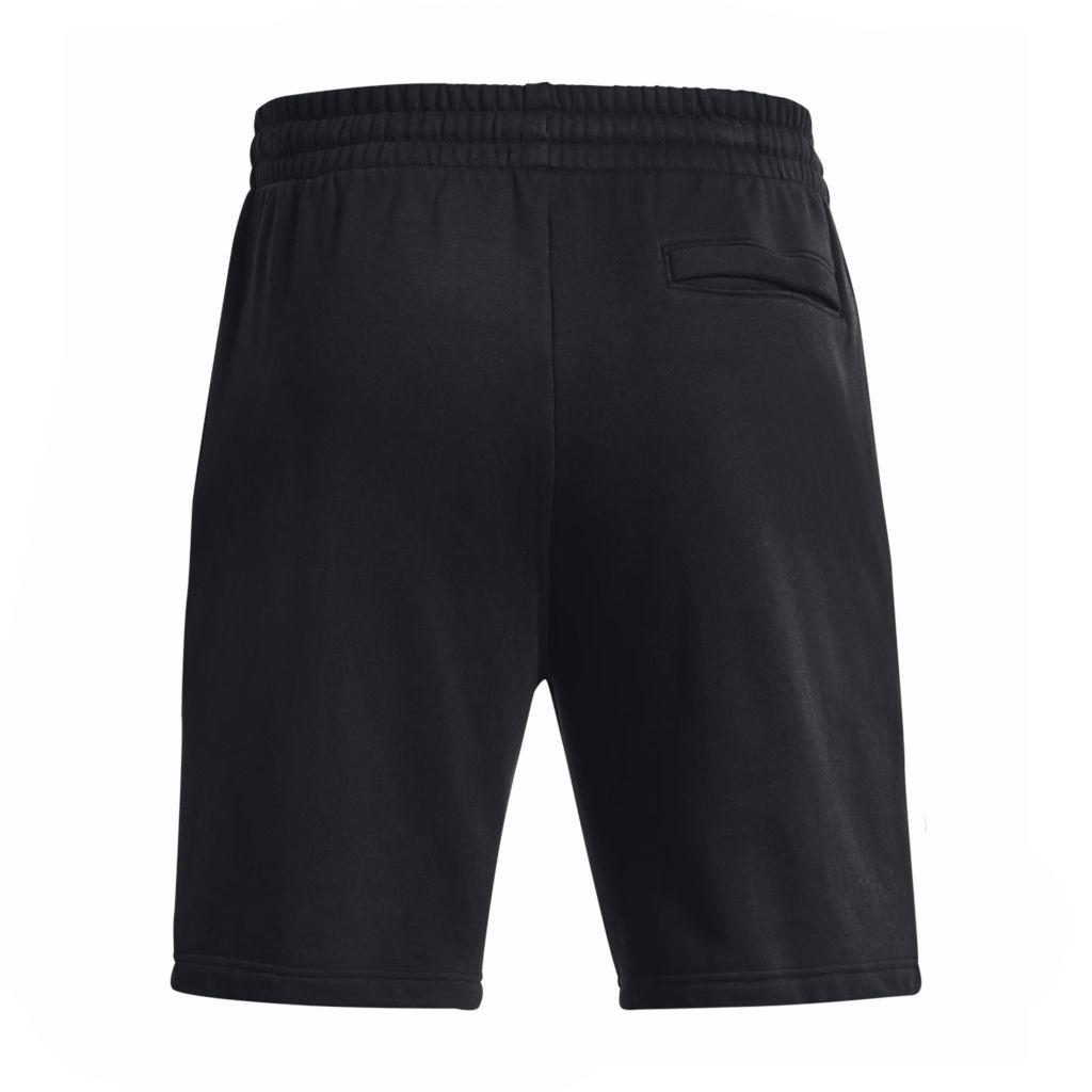 Short Rival Fleece Hombre Negro Under Armour-1