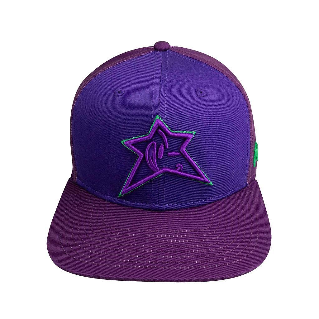 Jockey Snapback Visera Plana Starface Purple Yums-0