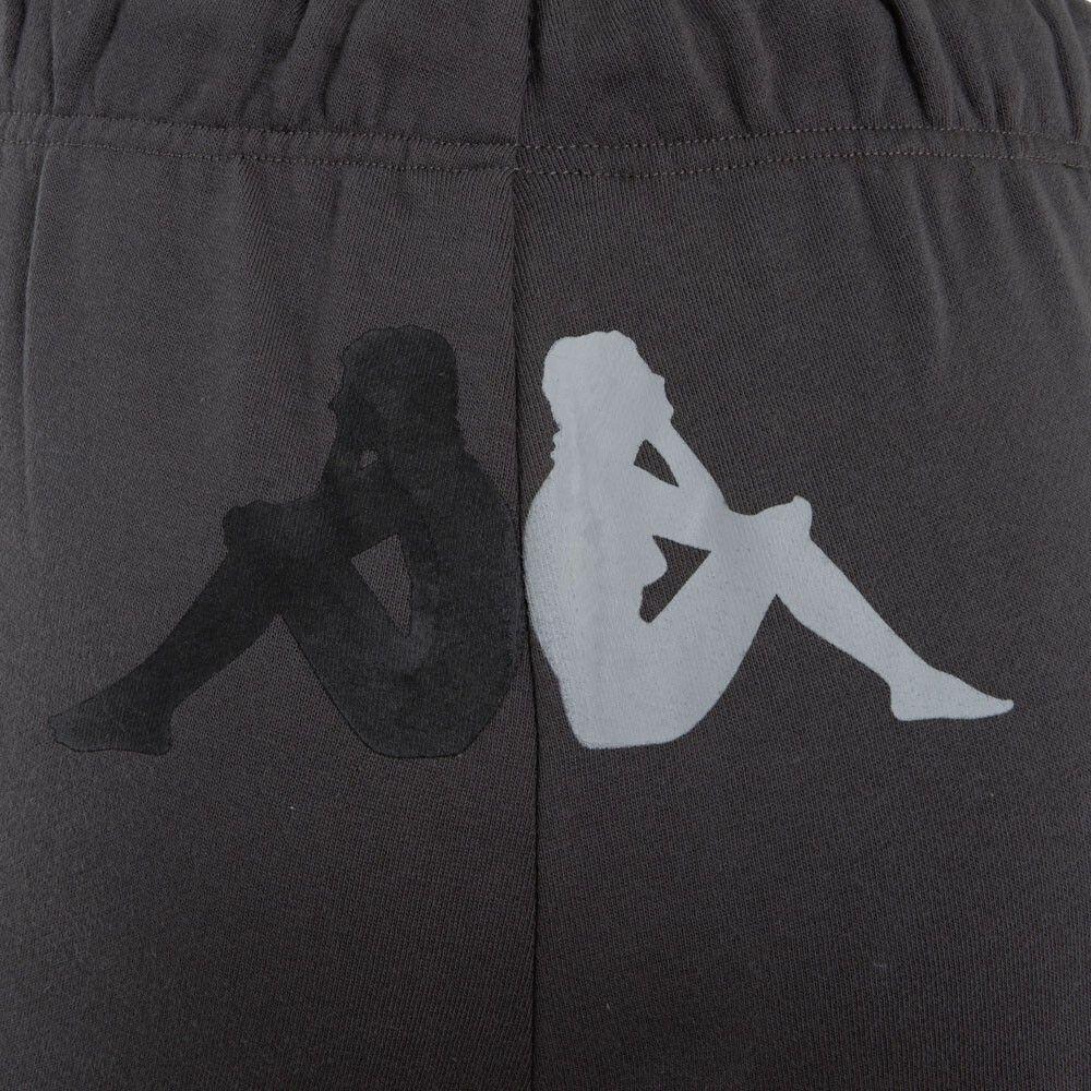 Pantalones de Mujer Kappa Big Logo Gris-3