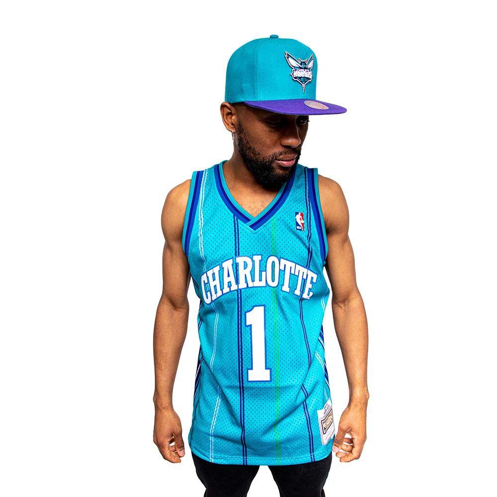 Polera Authentics Nba Hornets 99 Baron D Mitchell And Ness-1
