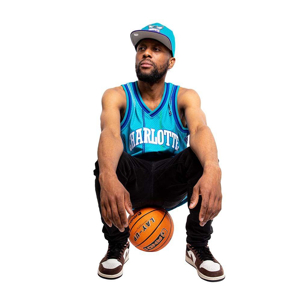 Polera Authentics Nba Hornets 99 Baron D Mitchell And Ness-2