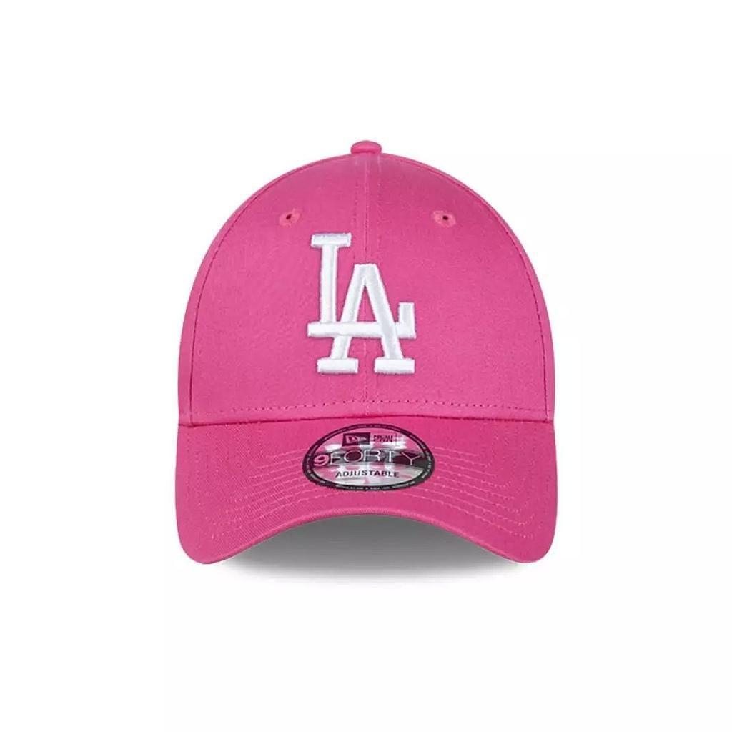 Jockey Gorra New Era 9Forty Los Angeles Dodgers MLB Core Basics Bright Rose-0