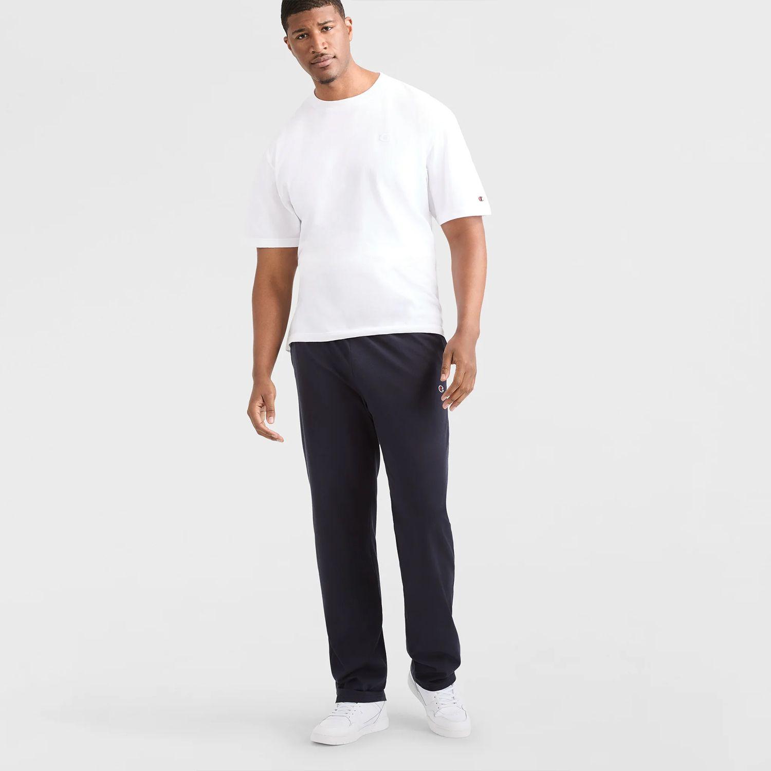 Jogger Hombre Algodón Azul C Logo Champion-3