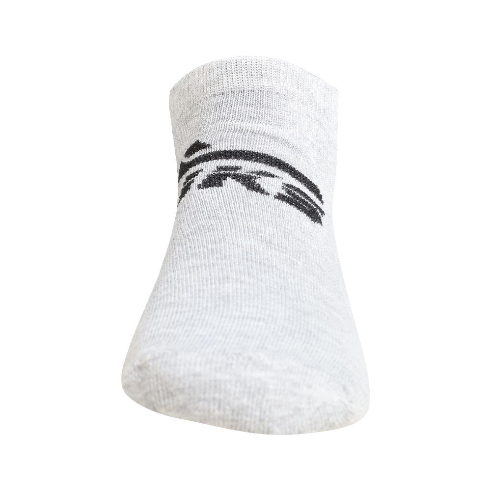 Tripack Calcetines Cortos Tricolor Negro Blanco Gris Jks-2