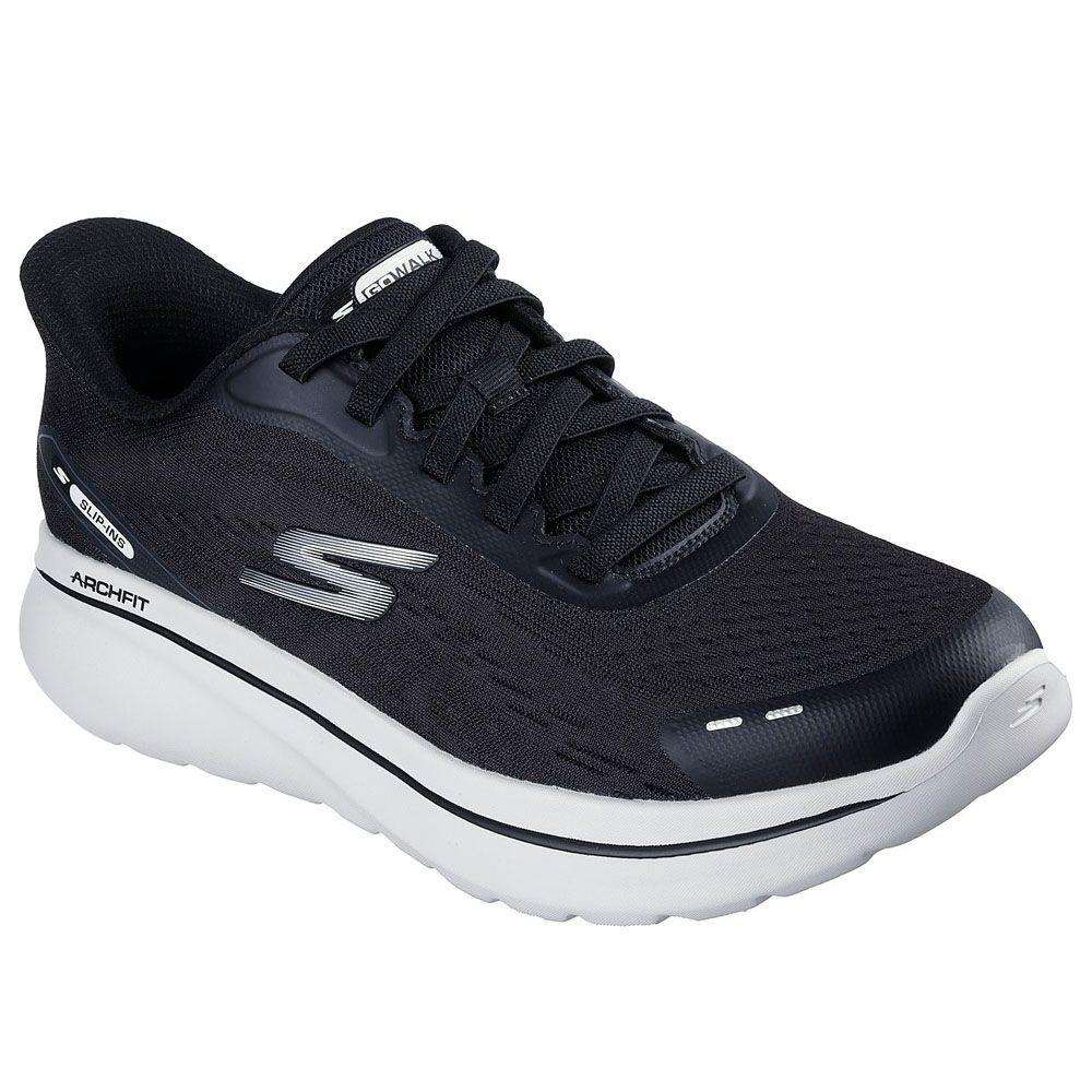 Zapatillas Urbanas Hombre Skechers Slip-ins Go Walk Arch Fit N-Joy 217075-BKW-2