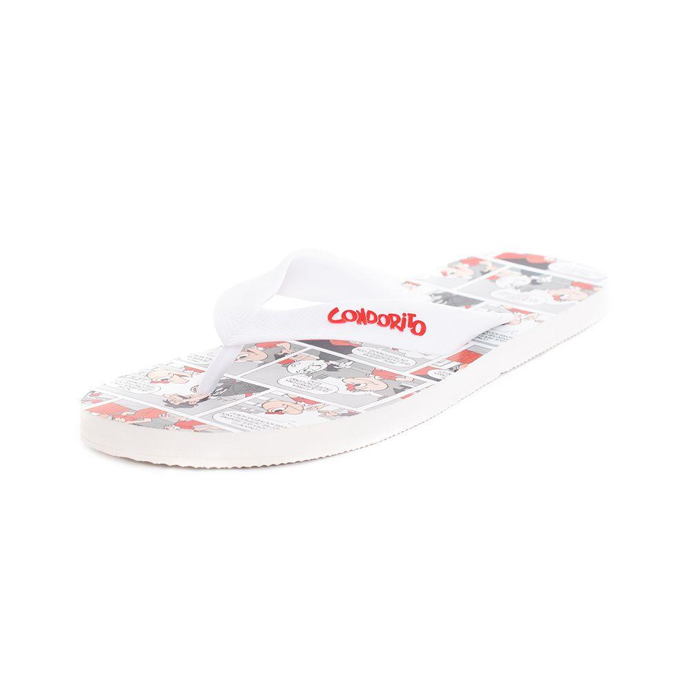 Sandalias Hombre Hawaianas Gris Blanco Condorito-1