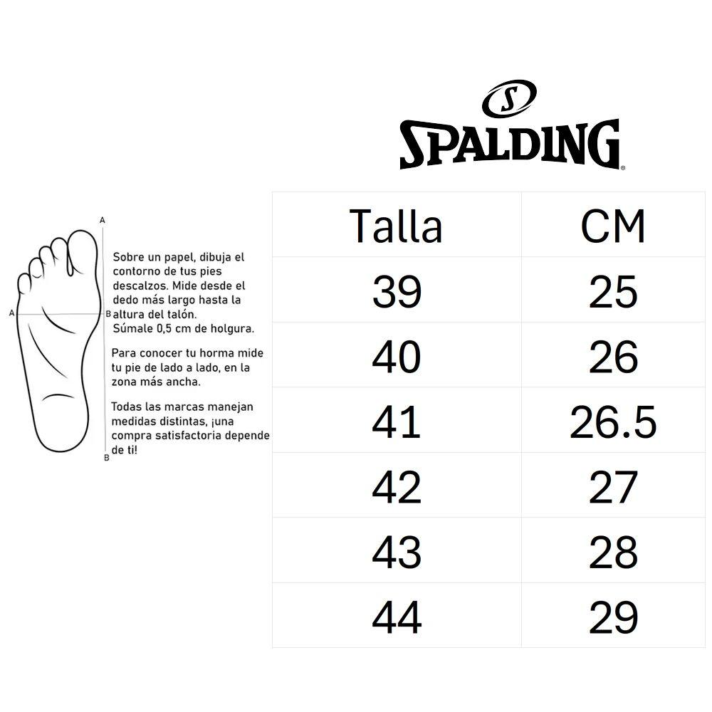 Zapatilla Outdoor Spalding Hombre Ipak Negro Gris-5