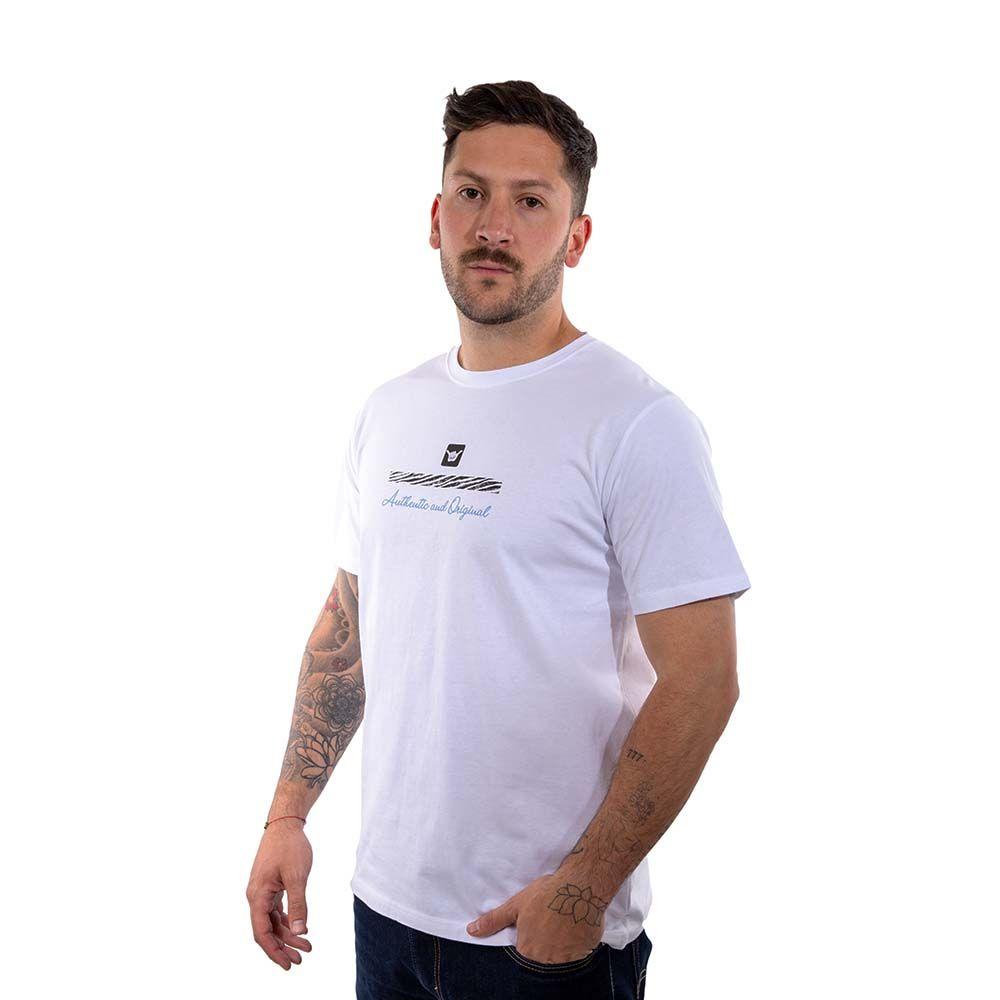 Polera Manga Corta Hombre Fin Blanco Hang Loose-3