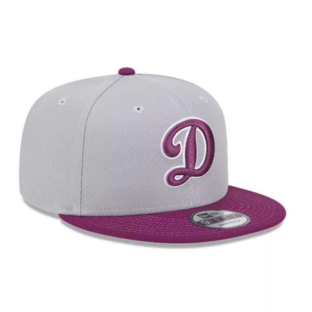 Jockey New Era 9FIFTY 2-Tone Color MLB Los Angeles Dodgers Gray/Purple-1
