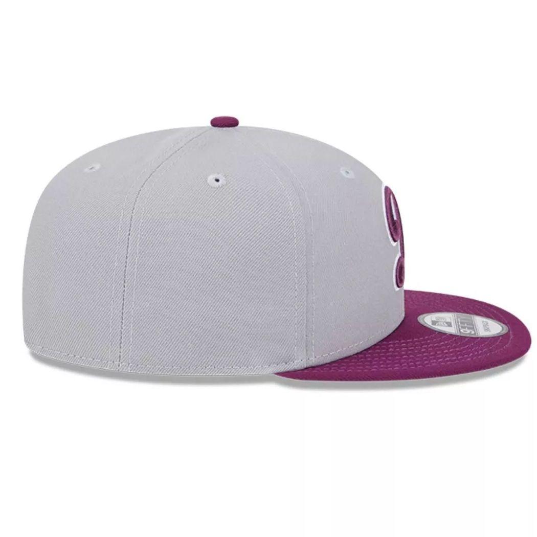 Jockey New Era 9FIFTY 2-Tone Color MLB Los Angeles Dodgers Gray/Purple-3