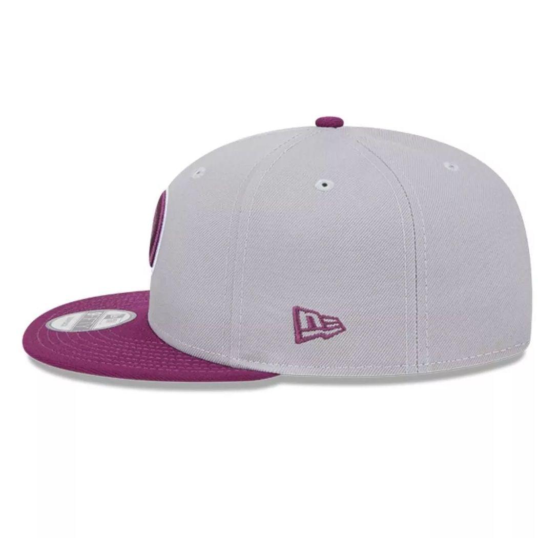 Jockey New Era 9FIFTY 2-Tone Color MLB Los Angeles Dodgers Gray/Purple-4