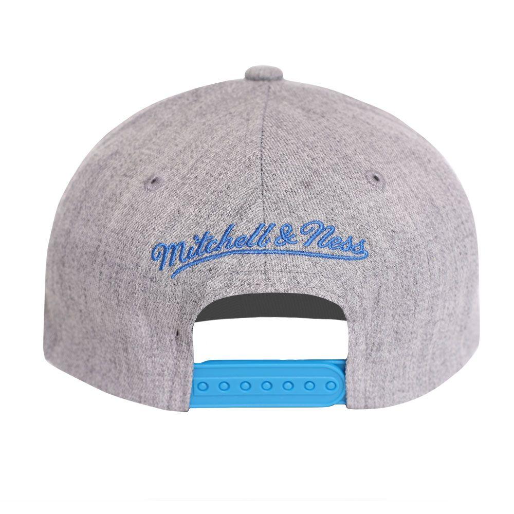 Gorro Orlando Magic Visera Curva Gris Melange Mitchell and Ness-1