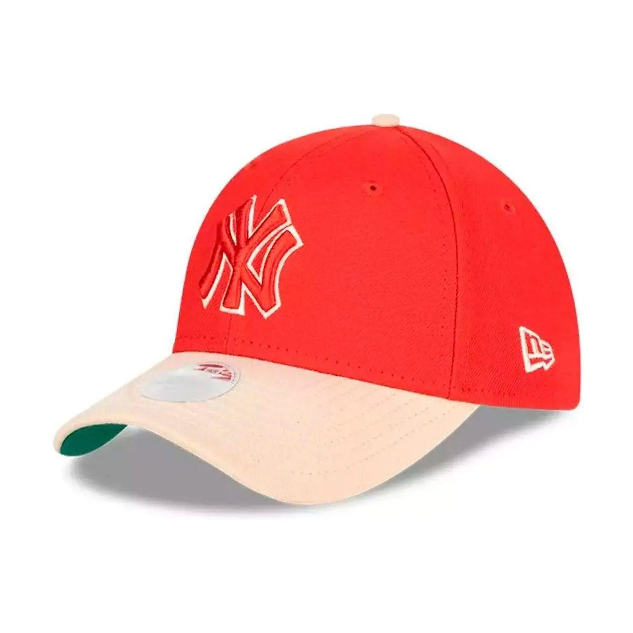 Jockey Gorra New Era 59Fifty WMNS New York Yankees MLB Soul Xmas Red-4