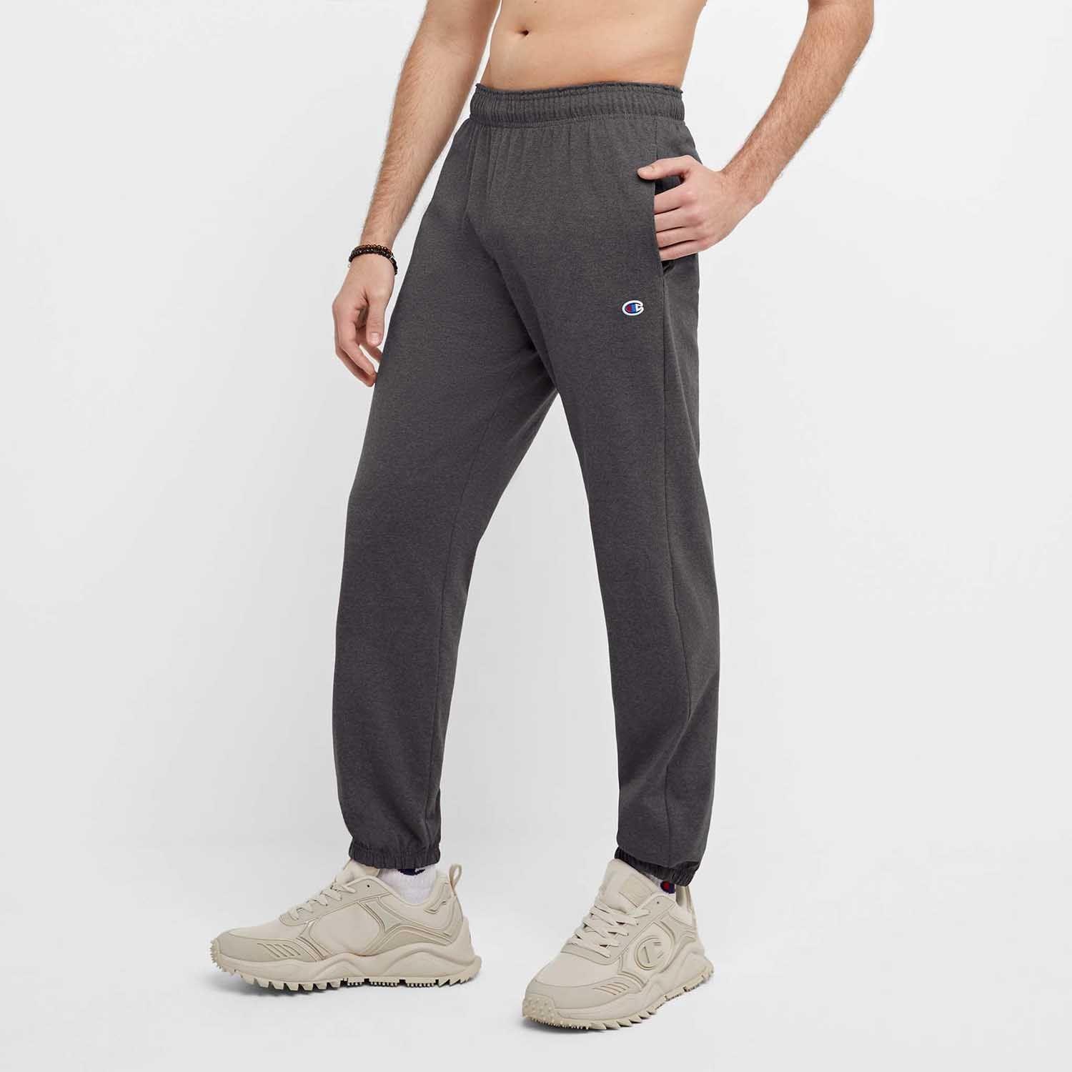Jogger Hombre Champion Lightweight Closed Bottom Gris-1