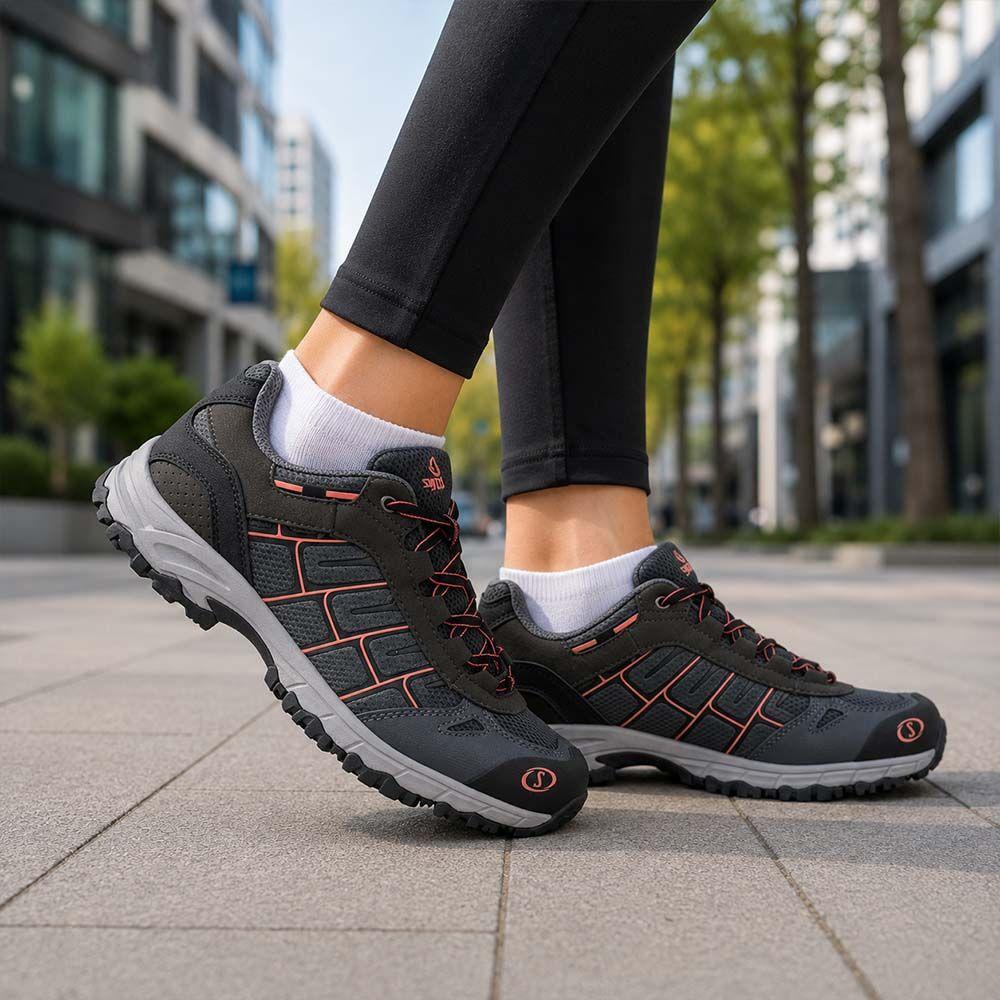 Zapatilla Outdoor Mujer Spalding Caña Baja ZFO3002 Gris-4